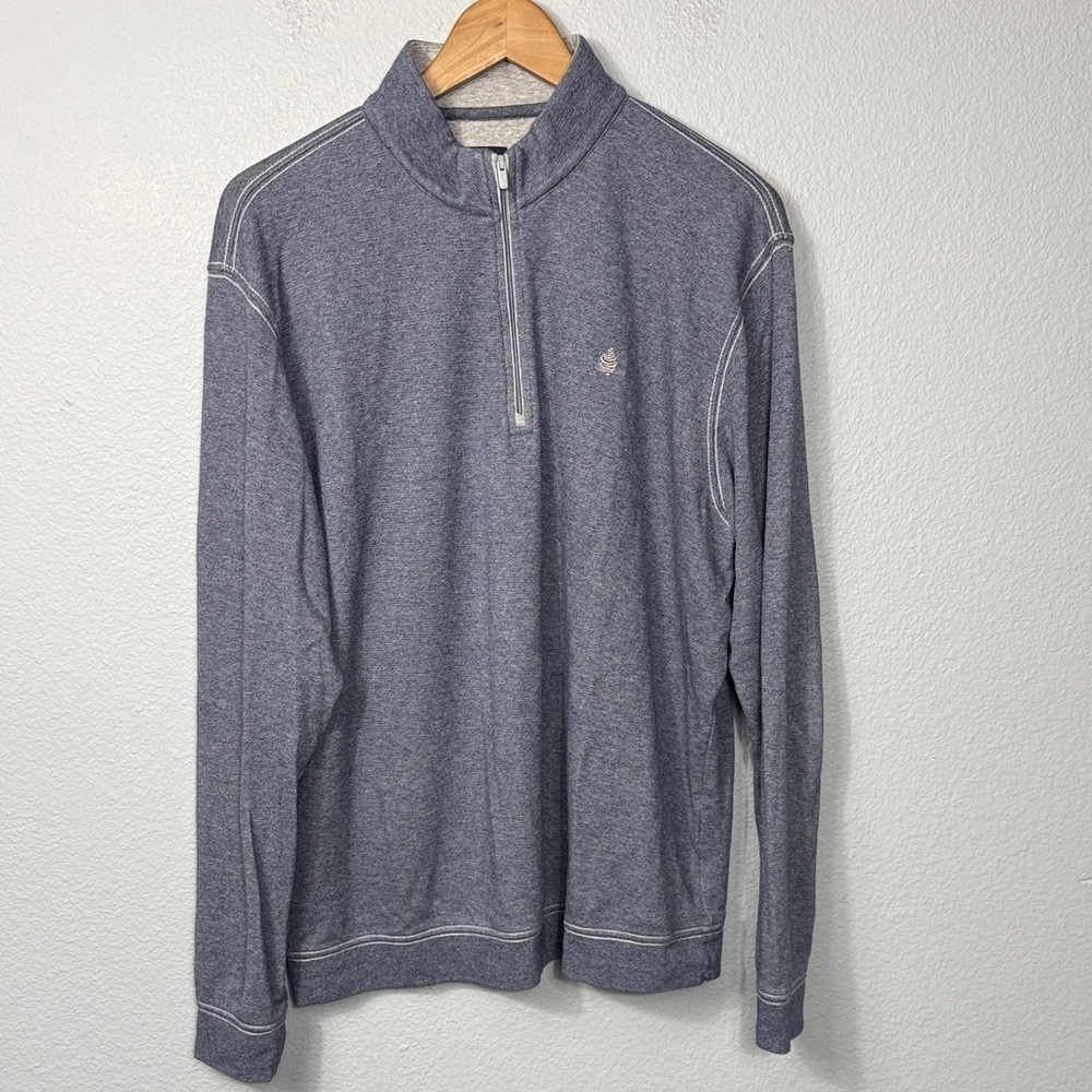 johnnie-O Hanks Lightweight Textured 1/4 Zip Pullover